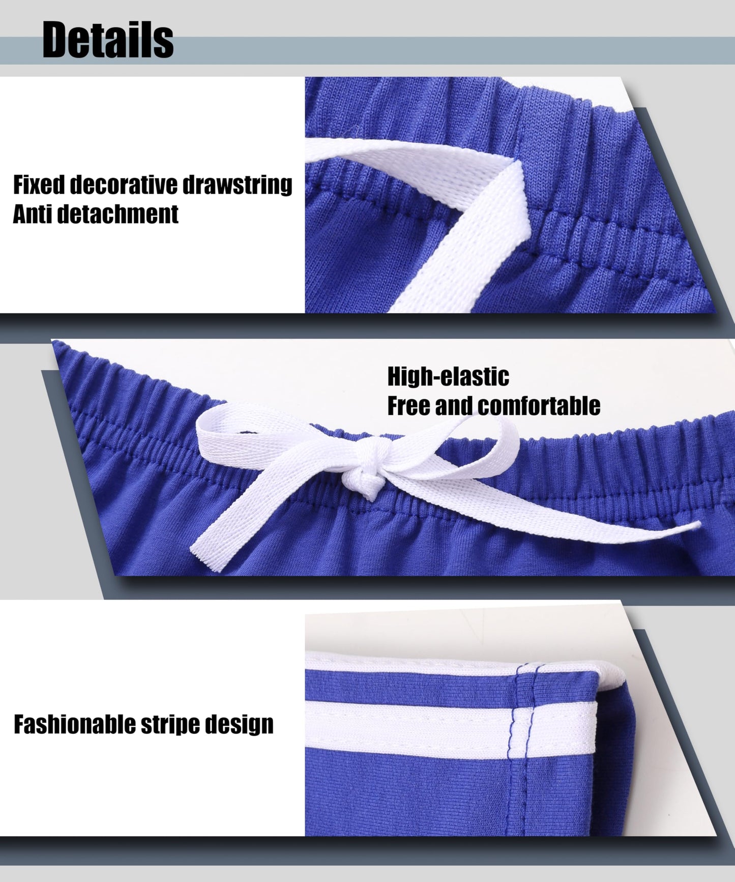 Gfqlong Toddler Boys Girls 3 Pack Cotton Running Athletic Shorts,Kids Summer Casual Fashion Soccer Shorts,Yellow+Red+Blue 2-3T