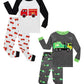 Family Feeling 4 Piece Baby Boys Fire Truck Pajamas Long Sleeve 100% Cotton Toddler Pjs 18-24 Months