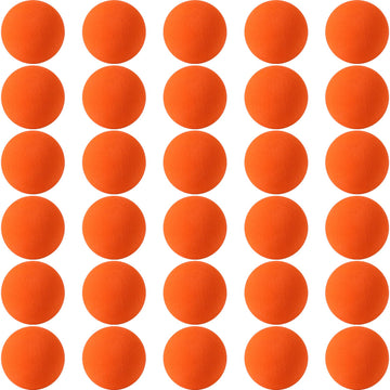 Kymqlyw 30 Pcs Assorted Mini Soft Foam Balls - Lightweight Sponge Balls for Crafts, Birthday Party Favors, Carnival Prizes (Oran