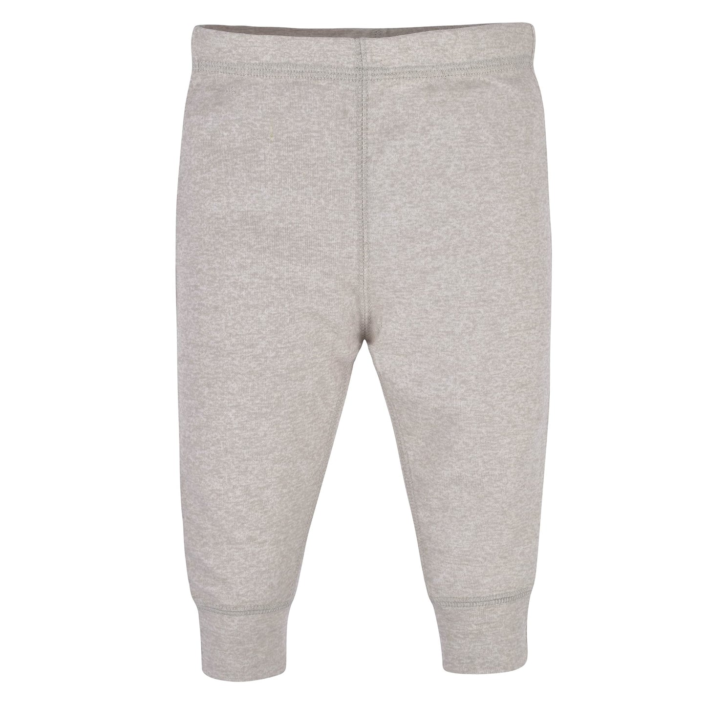 Gerber Baby Boys' Multi-Pack Pants, Gray Heather/Black, 3-6 Months