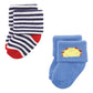 Hudson Baby Unisex Baby Cotton Rich Newborn And Terry Socks, Snacks, 0-6 Months