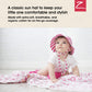 Zutano Baby Girls' Floppy, Hot Pink Candy Stripe, 24 Months