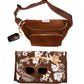 Ditty Co. Small Diaper Bag - Portable Changing Pad - Crossbody Bags For Women - Baby Wipe Holder - Baby Travel Essentials (Choco