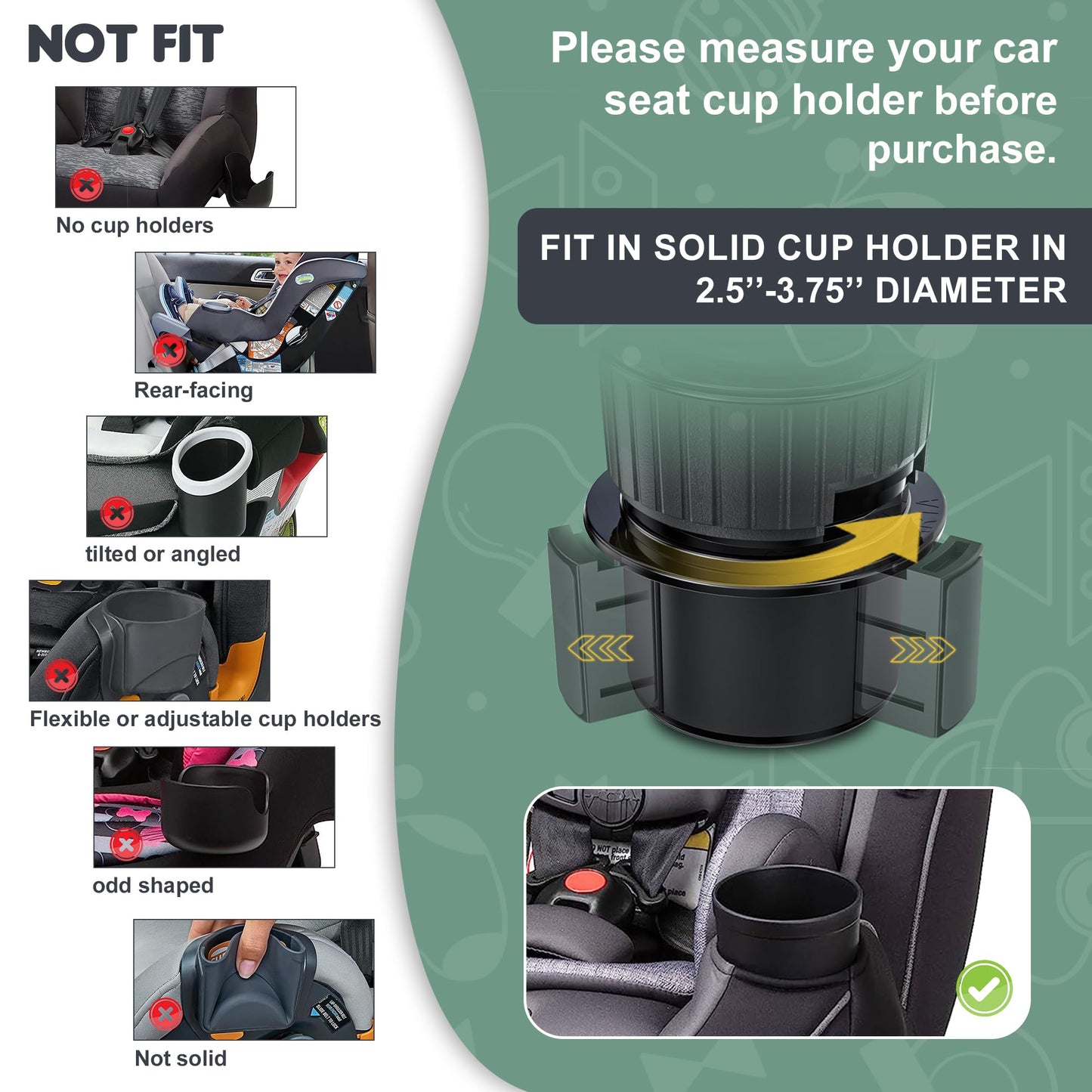 Ms Master Show Car Seat Tray For Kids Car Seat Tray With Expandable Base For Snacks, Toys, Books, Entertainment Kids Travel Esse