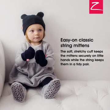 Zutano Fleece Mittens For Babies, Infants, And Newborns, Thumbless Outdoor Winter Baby Gloves, Baby Pink