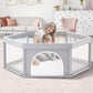 74    50   Large Baby Playpen, Baby PlayPens for Babies and Toddlers, Play Pen for Indoor & Outdoor, Sturdy Safety Play Yard