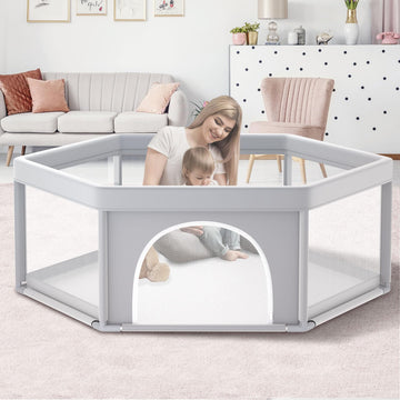 74    50   Large Baby Playpen, Baby PlayPens for Babies and Toddlers, Play Pen for Indoor & Outdoor, Sturdy Safety Play Yard