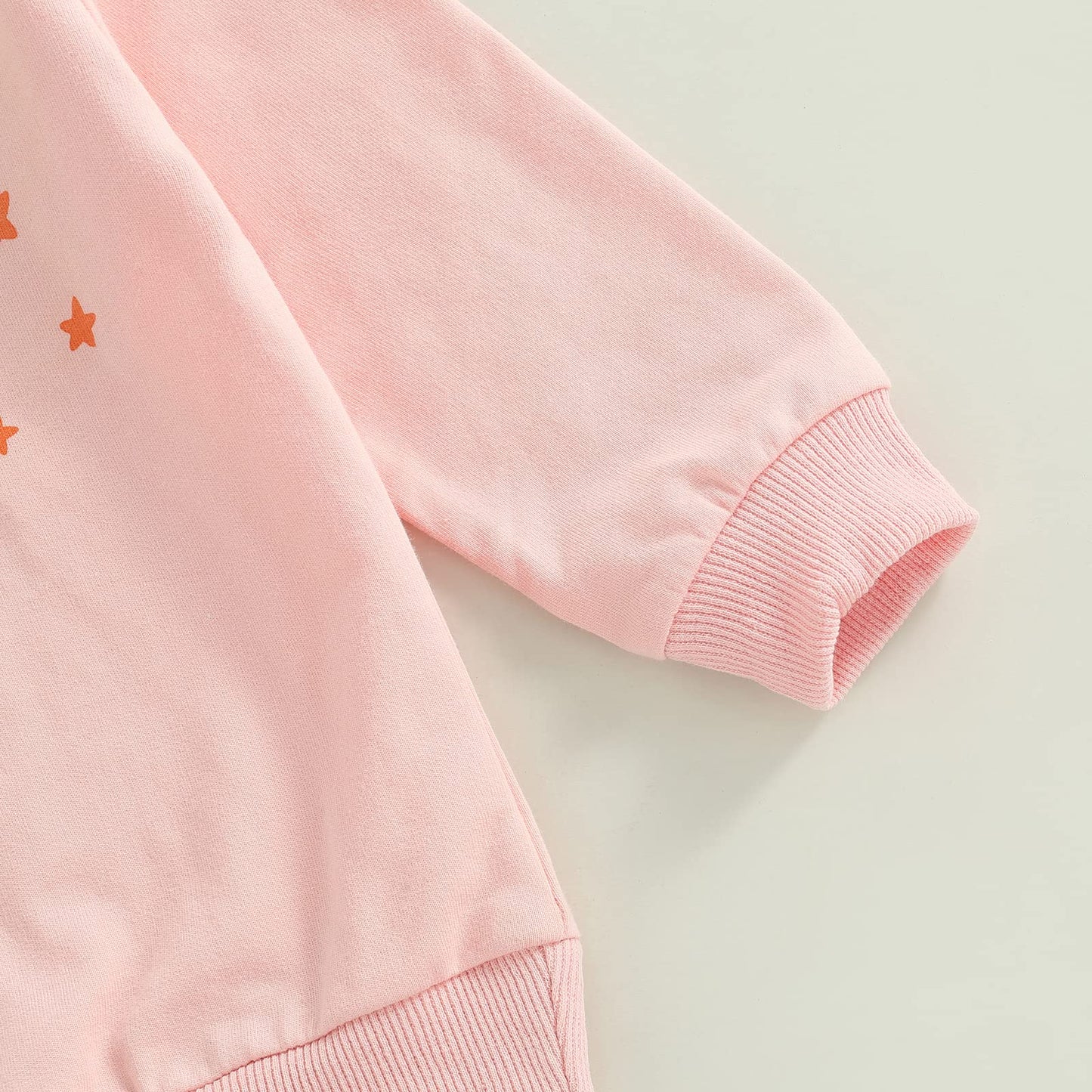 Toddler Baby Halloween Outfit Girl Boy Crewneck Sweatshirt Long Sleeve Letter Pullover Sweater Cute Fall Clothes (Spooky Pink,18