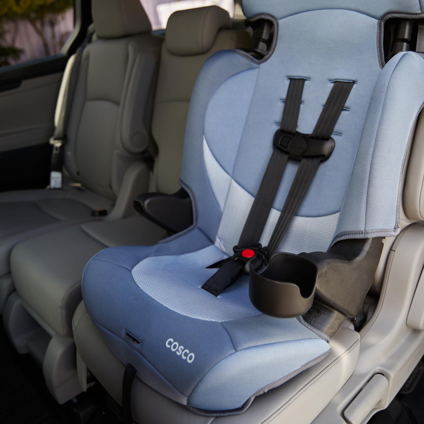 Cosco Kids Finale DX 2-in-1 Booster Car Seat, Forward Facing Toddler Car Seat (30-65 lbs) and Belt Positioning High Back Booster