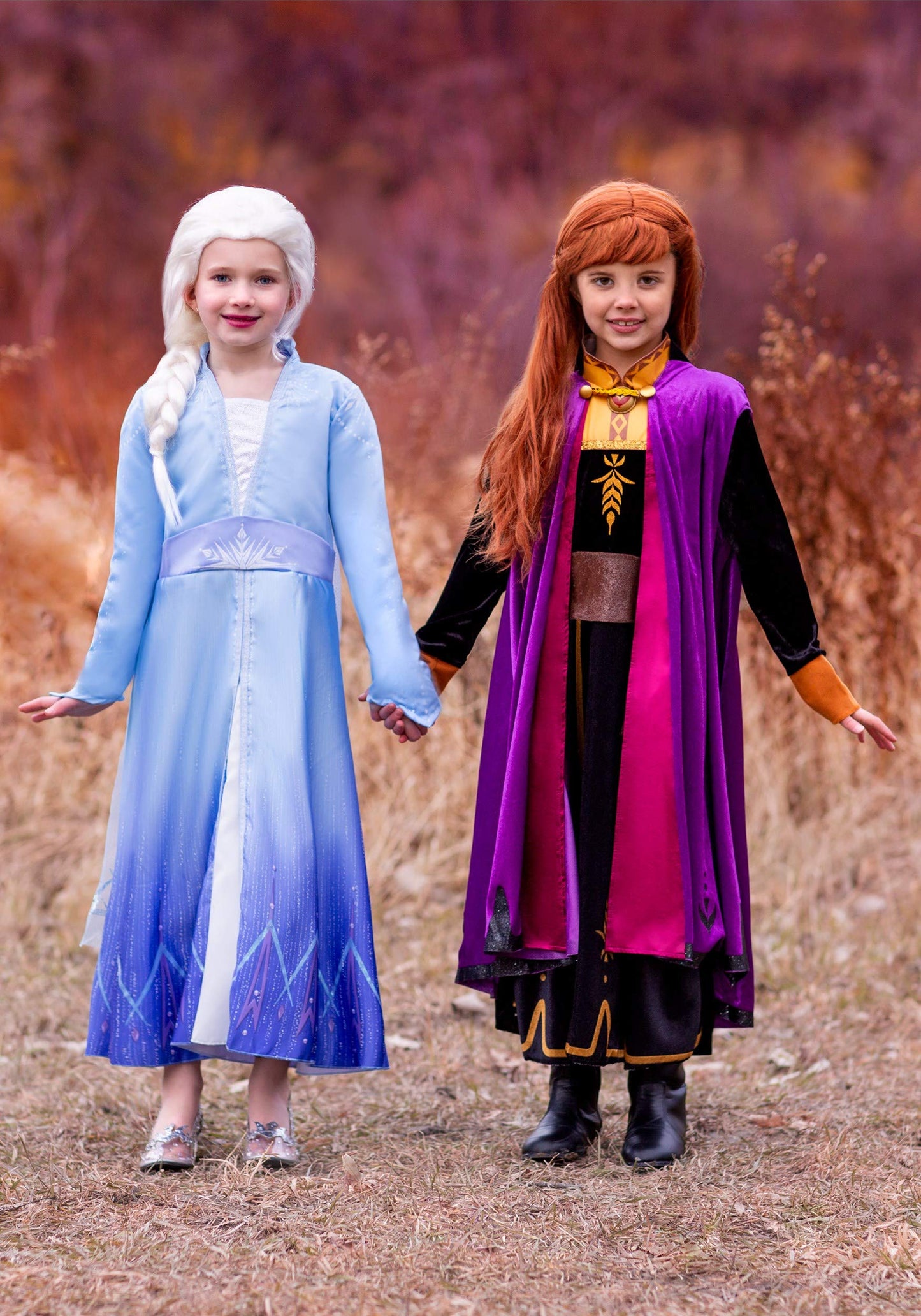 Girls Anna Deluxe Costume Frozen 2 Size 10/12