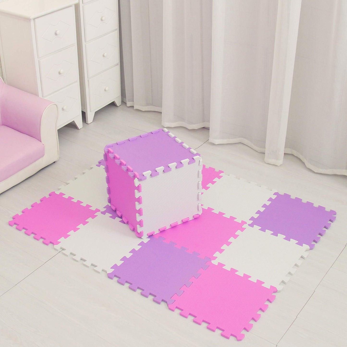 Xmtmmd Baby Play Mat Game Mat Floor Tile Foam Pads Foam Kids Kid Rug Tile Flooring Baby Floor Mat Crawling Mat Interlocking Mats
