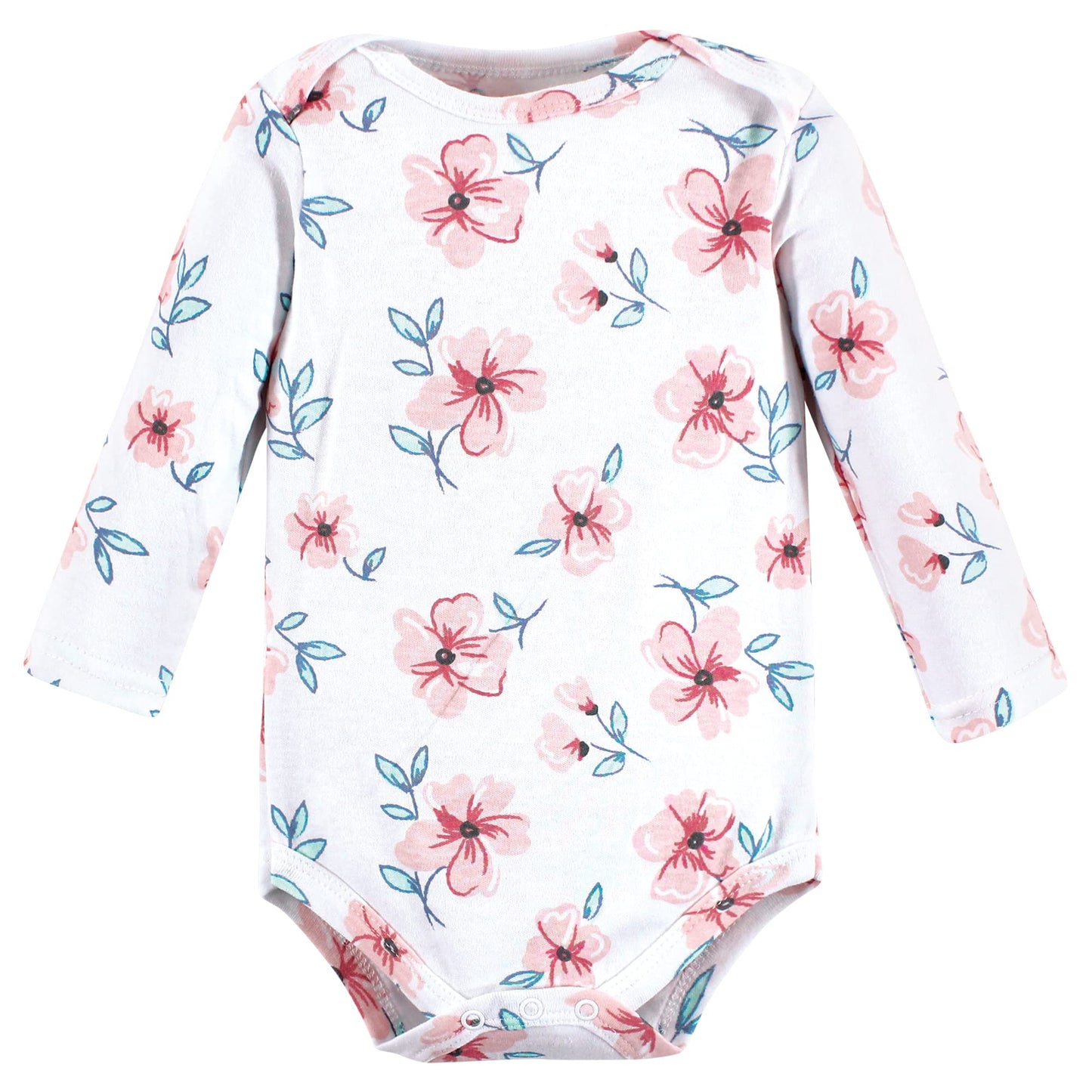 Hudson Baby Unisex Baby Cotton Long-Sleeve Bodysuits, Perfect Mommy, 6-9 Months