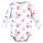Hudson Baby Unisex Baby Cotton Long-Sleeve Bodysuits, Perfect Mommy, 9-12 Months