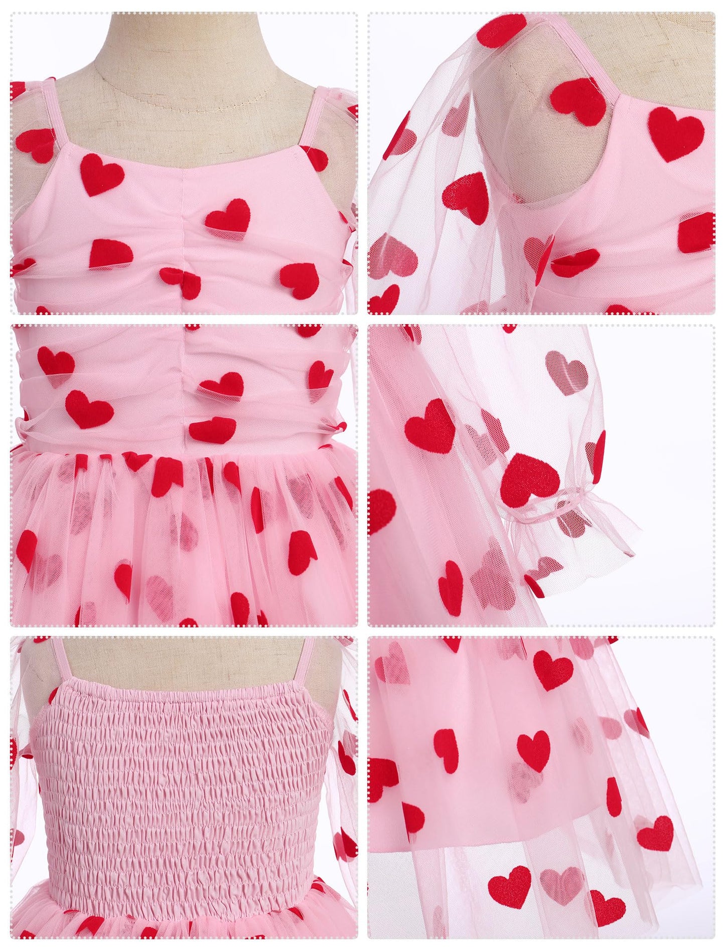 Imekis Toddler Valentines Day Outfit Girl: Valentines Day Dress Baby Infant Cupid Photoshoot 1/2 1St Birthday Outfit Kids Fairy