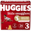 Huggies Size 3 Diapers, Little Snugglers Baby Diapers, Size 3 (16-28 Lbs), 26 Count
