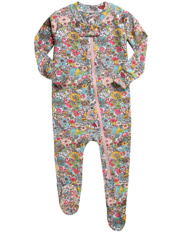 Vaenait Baby Toddler Boys Girls Solid Footie Pajama Cozy Modal Floral 3-6M