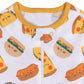 Onesies Brand baby-boys 4-pack Sleep N Play Footies, Snack Bar, 3-6 Months