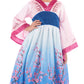 Little Adventures Cherry Blossom Princess Dress Up Costume (X-Large Age 7-9) - Machine Washable Child Pretend Play And Party Dre