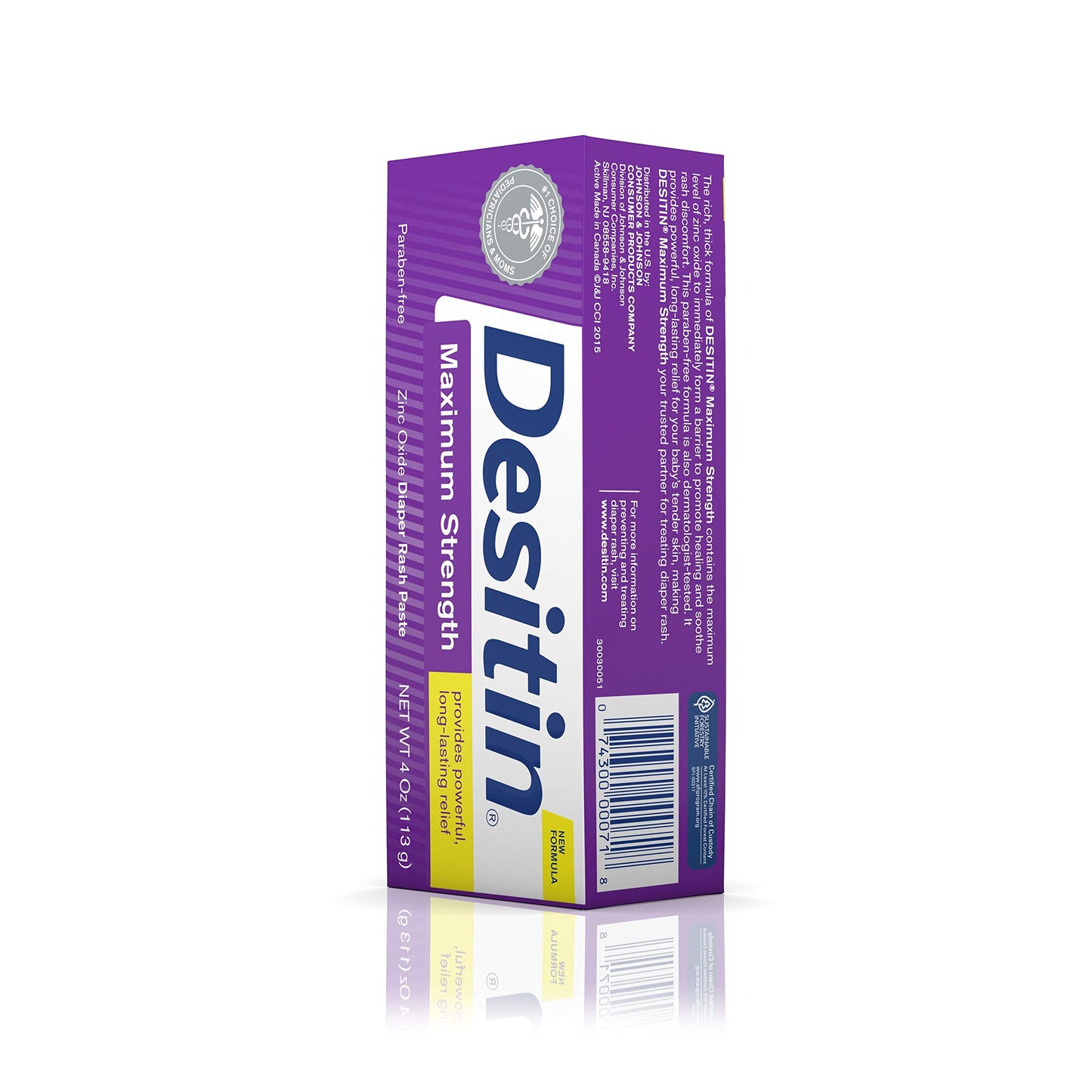 Desitin Maximum Strength Diaper Rash Paste 4 Ounce (Pack Of 2)