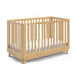Storkcraft Santos Convertible Crib (Natural) - GREENGUARD Gold Certified, Fits Standard Crib Mattress, Converts to Toddler Bed a