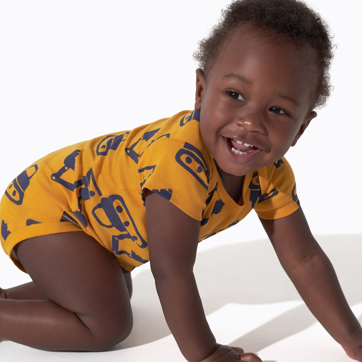 Onesies Brand Baby Boy'S 8-Pack Short Sleeve Mix & Match Bodysuits, Truck, 0-3 Months