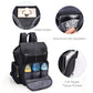 Hafmall Diaper Backpack Diaper Bag With Stroller Hooks, Paaleras Para Bebe, Diaper Backpack For Mom