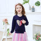 Dxton Toddler Baby Girl Fall Dresses Winter Long Sleeve Tutu Party Dresses Lh4560-10T