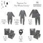 Honestbaby Baby Organic Cotton Holiday Family Jammies, Painted Buffalo Check Print, 2-Piece Pajama Set 18 Months