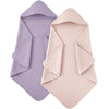 Susurration Muslin Hooded Baby Bath Towel, 2 Pack [Skin Friendly] 100% Cotton Soft Baby Girl Bath Towels, Ultra Absorbent 30 x