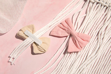 Daisy Frills Baby Toddler Little Girl Hair Bow Holder | Macrame Nursery Gift | You Are My Sunshine | Easily Clip Or Hang Hair Bo