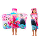 Franco Kids Bath And Beach Cotton Terry Hooded Towel Wrap, 24 In X 50 In, Dreamworks Trolls