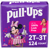 Pull-Ups Girls' Potty Training Pants, Size 2T-3T Training Underwear (16-34 Lbs), 124 Count (4 Packs Of 31)