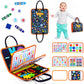 Toddler Busy Board, Montessori Busy Board for Toddlers 3+ Years Old, Sensory Activity Board for Fine Motor Skills, Sensory Board