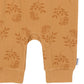 Gerber Baby Girls' Ruffle-Edge Romper, Flower Stamp, 0-3 Months