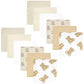Hudson Baby Unisex Baby Flannel Cotton Washcloths, Teddy Bears 12 Pack, One Size