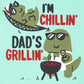 The Children'S Place Baby Toddler Boys Short Sleeve Graphic T-Shirt 2-Pack, I'M Chillin' Dad'S Grillin'/I Get My Looks From My D