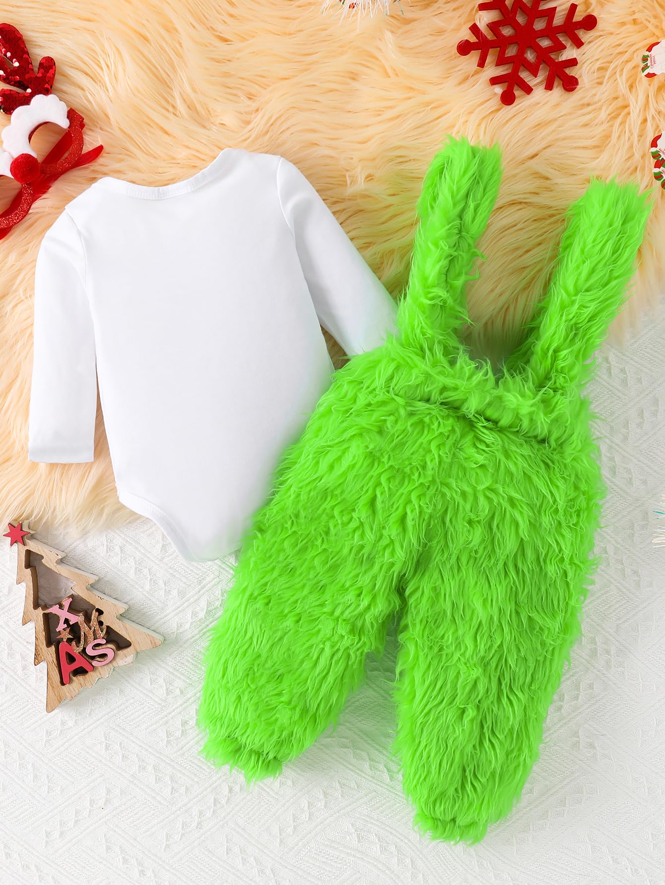 Miekisa Baby Boys And Girls Christmas Romper Clothing Sets Infant Play Wear (Pants Set, 18-24M)