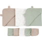 Simple Joys by Carters Neutral 8-piece Towel and Washcloth Set, Neutral Blue Green Brown, OSZ