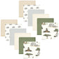Hudson Baby Unisex Baby Flannel Washcloths, Going On Safari 12Pk, One Size