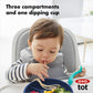 Oxo Tot Silicone Divided Plate Navy , 6.8X1.3 Inch (Pack Of 1)