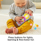 Fisher-Price Laugh & Learn Baby Learning Toy, Siss Remote Pretend TV Control with Music and Lights for Ages 6+ Months