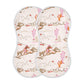 Mazeann Cowgirl Western American Burp Cloths Baby Boys Girls Absorbent Soft Cotton Burping Cloths Rags 2 Pack