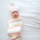 Baby Beanie Hat Top Knot Stretchy Soft'Belle' By Copper Pearl