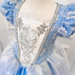 Axaxa Cinderella Costume For Girls Cinderella Dress Princess Dresses For Girls With Accessories Set 4-7Y
