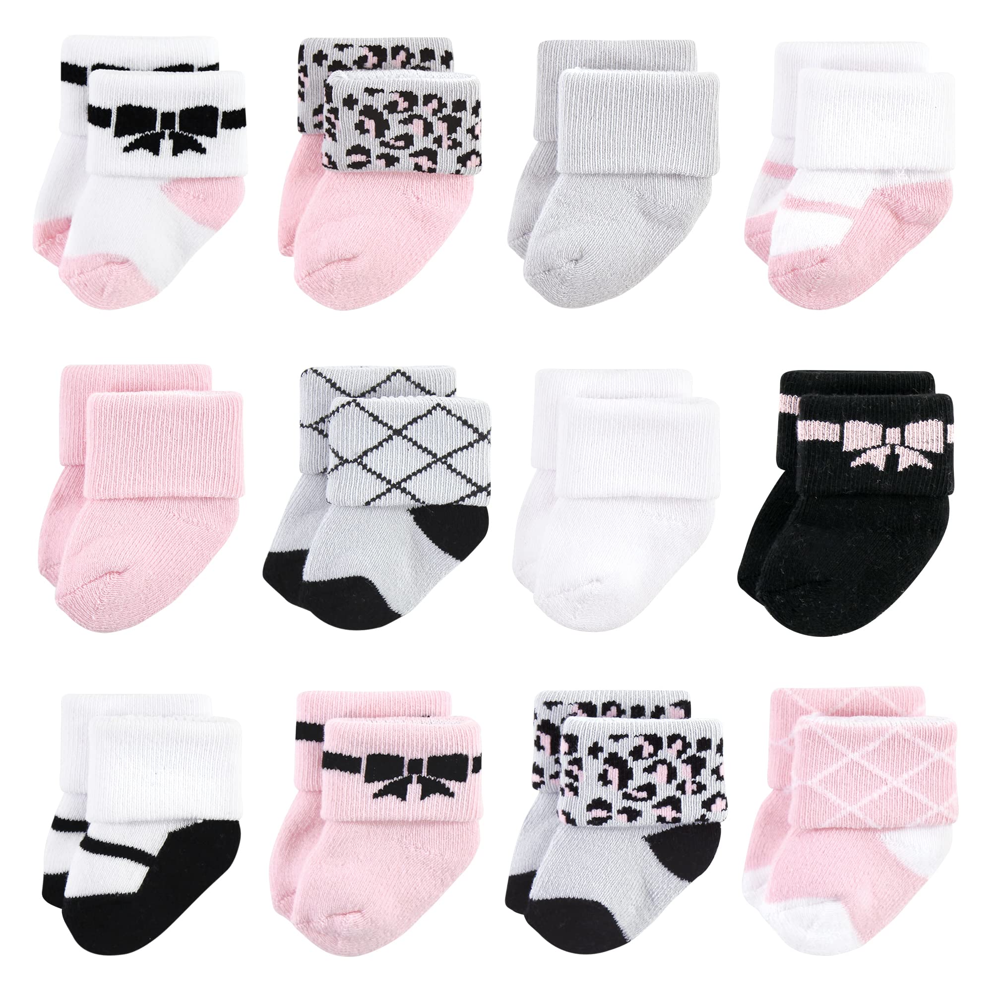 Hudson Baby Unisex Baby Cotton Rich Newborn And Terry Socks, Bows, 0-6 – Cutebab WBCBBB0B52J3QJY