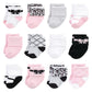 Hudson Baby Unisex Baby Cotton Rich Newborn And Terry Socks, Bows, 0-6 Months