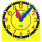 Carson Dellosa 13 x 12 Judy Clock, Learn to Tell Time with Color Coded Clock Hands, Analog Time Telling for Kids, Hands-On Learn