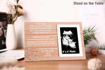 Sioial Pregnancy Announcement Gifts For Nannie-Pregnancy Reveal To Nannie-Ultrasound Picture Frame-Sonogram Photo Frame-Nannie T