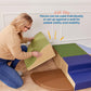 Ecr4Kids Softzone Little Me Wall Climb And Slide, Beginner Playset, Earthtone, 6-Piece
