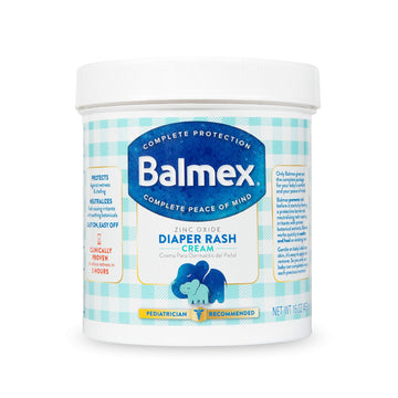 Balmex Complete Protection Daily Baby Diaper Rash Cream, Clinically Proven To Reduce Redness In Just One Use*, With Zinc Oxide +